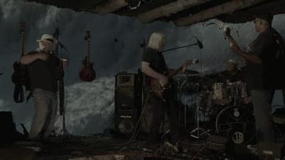 A still from the “No Apologies” music video by Olds Cool.